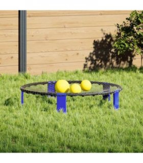 vidaXL Roundnet Set of 3 Balls and Extra Pump Ø90x20 cm