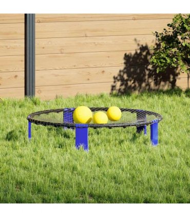 vidaXL Roundnet Set of 3 Balls and Extra Pump Ø90x20 cm