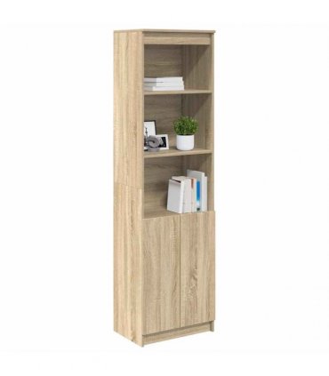 vidaXL Highboard Sonoma Oak 50x35x180 cm Engineered Wood
