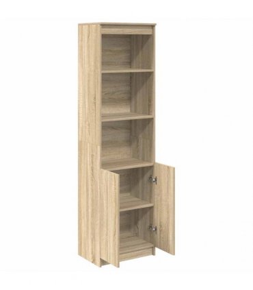 vidaXL Highboard Sonoma Oak 50x35x180 cm Engineered Wood