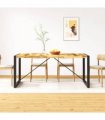 vidaXL Dining Table Solid Rough Mango Wood 180 cm