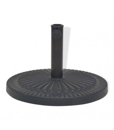 vidaXL Parasol Base Resin Round Black 29 kg