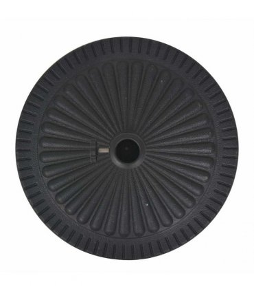 vidaXL Parasol Base Resin Round Black 29 kg