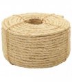 vidaXL Rope 100% Sisal 6 mm 250 m