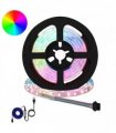 vidaXL LED Strip 2 pcs Black and Transparent 900 mm Copper and Plastic