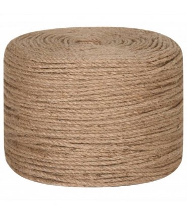 vidaXL Jute Rope 50 m Long 6 mm Thick