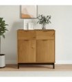 vidaXL Sideboard FLAM 80x40x80 cm Solid Wood Pine