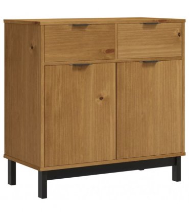 vidaXL Sideboard FLAM 80x40x80 cm Solid Wood Pine