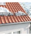 vidaXL Snow Guard Support Anthracite 29.5 x 3 x 34.5 cm Steel