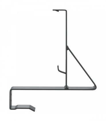 vidaXL Snow Guard Support Anthracite 29.5 x 3 x 34.5 cm Steel