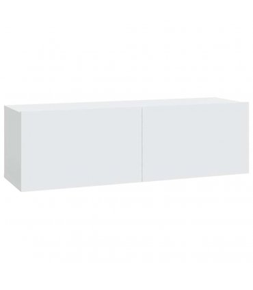 vidaXL Wall TV Cabinets 4 pcs White 100x30x30 cm