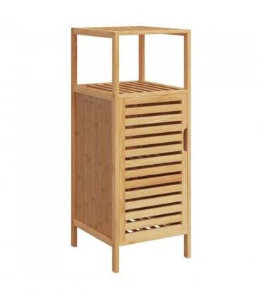 vidaXL Bathroom Cabinet with Shelf 36x33x87 cm Bamboo