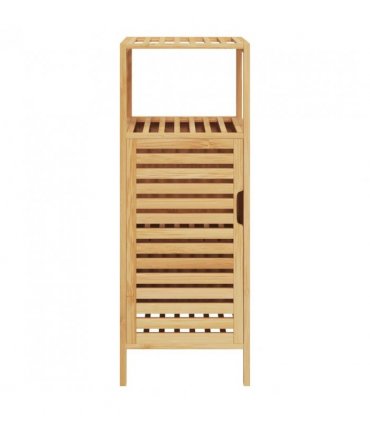 vidaXL Bathroom Cabinet with Shelf 36x33x87 cm Bamboo