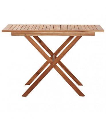 vidaXL Garden Table 110x67x74 cm Solid Acacia Wood