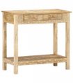 vidaXL Console Table 80x35x74 cm Solid Mango Wood