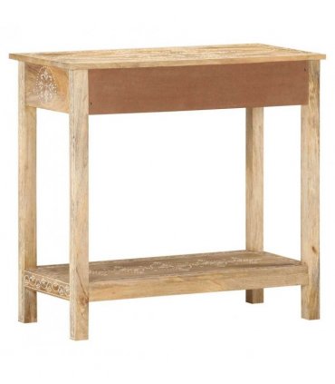 vidaXL Console Table 80x35x74 cm Solid Mango Wood