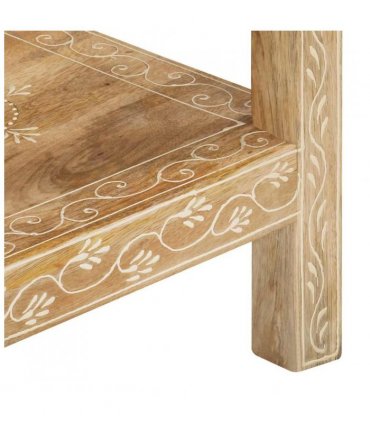 vidaXL Console Table 80x35x74 cm Solid Mango Wood