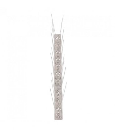 vidaXL 2-row Stainless Steel Bird & Pigeon Spikes Set of 6 3 m