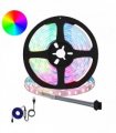 vidaXL LED Strip 2 pcs Black and Transparent 210 x 0.8 x 0.3 cm