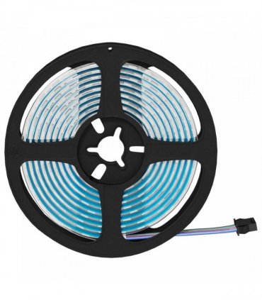 vidaXL LED Strip 2 pcs Black and Transparent 210 x 0.8 x 0.3 cm