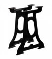 vidaXL Dining Table Leg | Set of 2 | Black | Cast iron | Standard | Durable