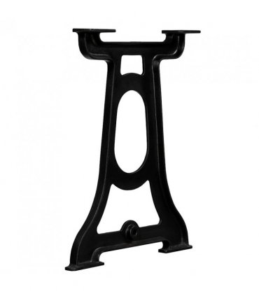 vidaXL Dining Table Leg | Set of 2 | Black | Cast iron | Standard | Durable