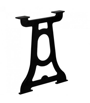 vidaXL Dining Table Leg | Set of 2 | Black | Cast iron | Standard | Durable