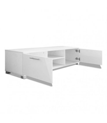 vidaXL TV Cabinet High-Gloss White 120x40.5x35 cm
