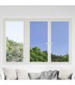 vidaXL Solar Films 3 pcs Static Reflective Effect Silver PVC