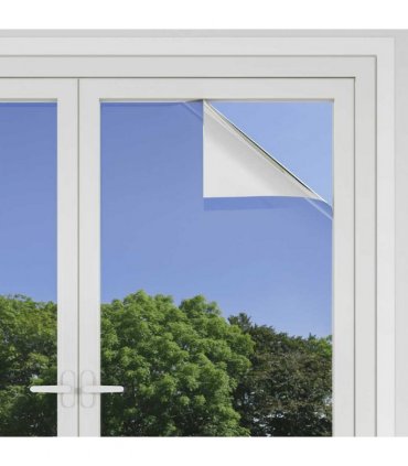 vidaXL Solar Films 3 pcs Static Reflective Effect Silver PVC
