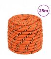 vidaXL Boat Rope Orange 16 mm 25 m Polypropylene