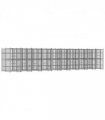 vidaXL Outdoor Dog Kennel Steel 18.43 m²