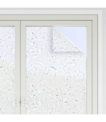 vidaXL Window Films 2 pcs Frosted Flower Pattern PVC