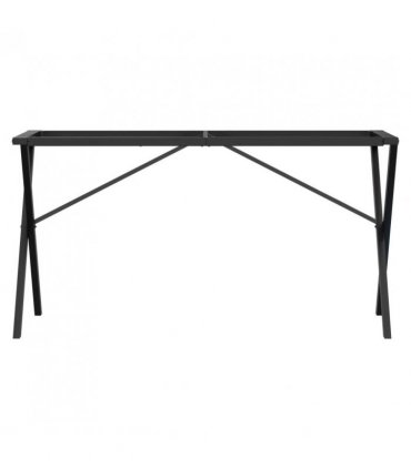 vidaXL Dining Table Legs X-Frame 140x60x73 cm Steel