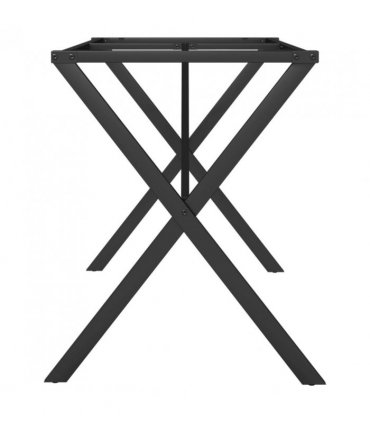 vidaXL Dining Table Legs X-Frame 140x60x73 cm Steel