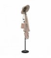 vidaXL Coat Stand Black 176 cm Powder-coated Iron
