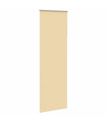 vidaXL Roller Blind Blackout Beige 70x210 cm Fabric Width 65.7 cm Polyester