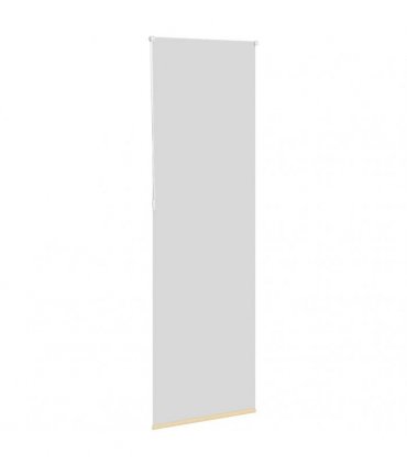vidaXL Roller Blind Blackout Beige 70x210 cm Fabric Width 65.7 cm Polyester
