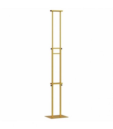 vidaXL Trade Show Displays Gold 30 x 23.5 x 210 cm Steel