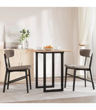 vidaXL Dining Table Legs O-Frame 50x40x73 cm Steel