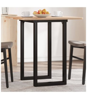 vidaXL Dining Table Legs O-Frame 50x40x73 cm Steel