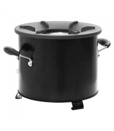 vidaXL Camping Wood Stove Black 36x26x22.5 cm Metal