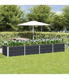 vidaXL Planter Anthracite 320 x 80 x 45 cm Steel
