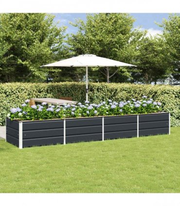 vidaXL Planter Anthracite 320 x 80 x 45 cm Steel
