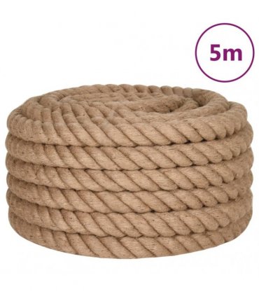 vidaXL Jute Rope 5 m Long 36 mm Thick