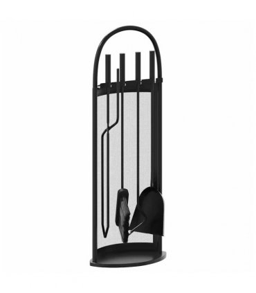 vidaXL 5 Piece Fireplace Tool Set 23x15x66 cm Steel