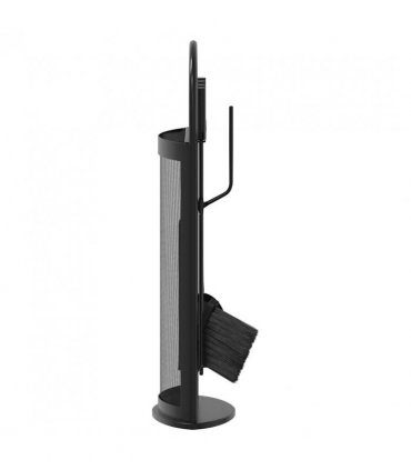 vidaXL 5 Piece Fireplace Tool Set 23x15x66 cm Steel