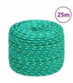 vidaXL Boat Rope Green 8 mm 25 m Polypropylene