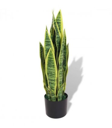 vidaXL Artificial Sansevieria Plant with Pot 65 cm Green