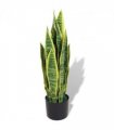 vidaXL Artificial Sansevieria Plant with Pot 65 cm Green